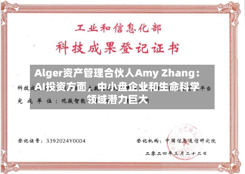 Alger资产管理合伙人Amy Zhang：AI投资方面	，中小盘企业和生命科学领域潜力巨大-第2张图片