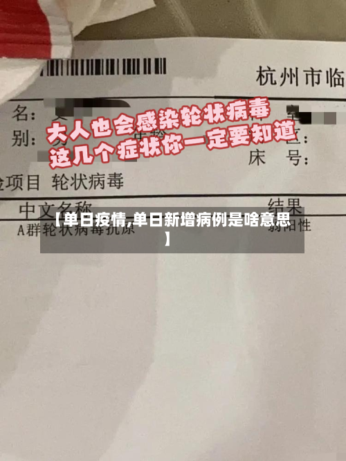 【单日疫情,单日新增病例是啥意思】-第2张图片