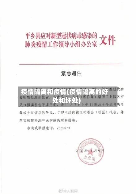 疫情隔离和疫情(疫情隔离的好处和坏处)-第2张图片