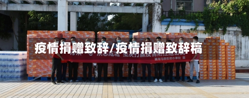 疫情捐赠致辞/疫情捐赠致辞稿