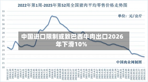 中国进口限制或致巴西牛肉出口2026年下滑10%