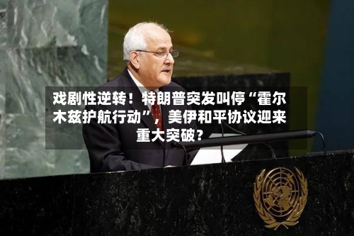 戏剧性逆转！特朗普突发叫停“霍尔木兹护航行动”	，美伊和平协议迎来重大突破？-第2张图片