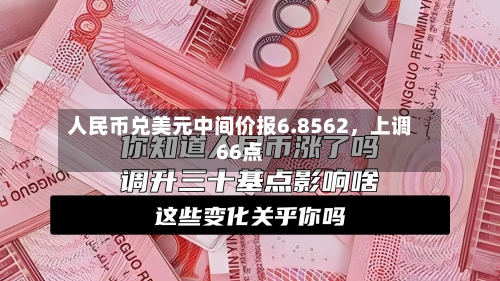 人民币兑美元中间价报6.8562，上调66点