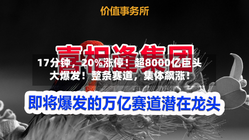 17分钟	，20%涨停！超8000亿巨头大爆发！整条赛道，集体飙涨！-第2张图片
