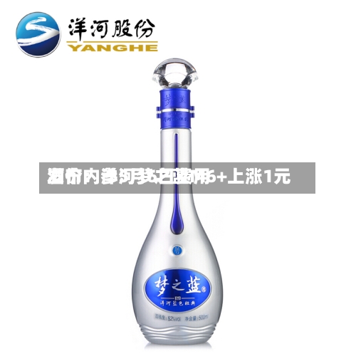 酒价内参5月6日费用发布：洋河梦之蓝M6+上涨1元