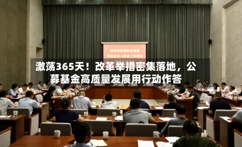 激荡365天！改革举措密集落地，公募基金高质量发展用行动作答-第3张图片